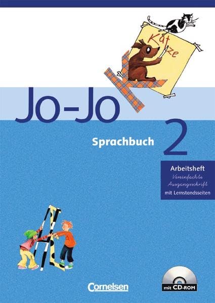 Jo-Jo Sprachbuch - Bisherige allgemeine Ausgabe: 2. Schuljahr - Arbeitsheft in Vereinfachter Ausgangsschrift: Mit CD-ROM und Lernstandsseiten Study Guides