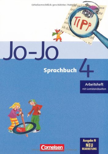Jo-Jo Sprachbuch - Ausgabe N: 4. Schuljahr - Arbeitsheft: Mit Lernstandsseiten Study Guides