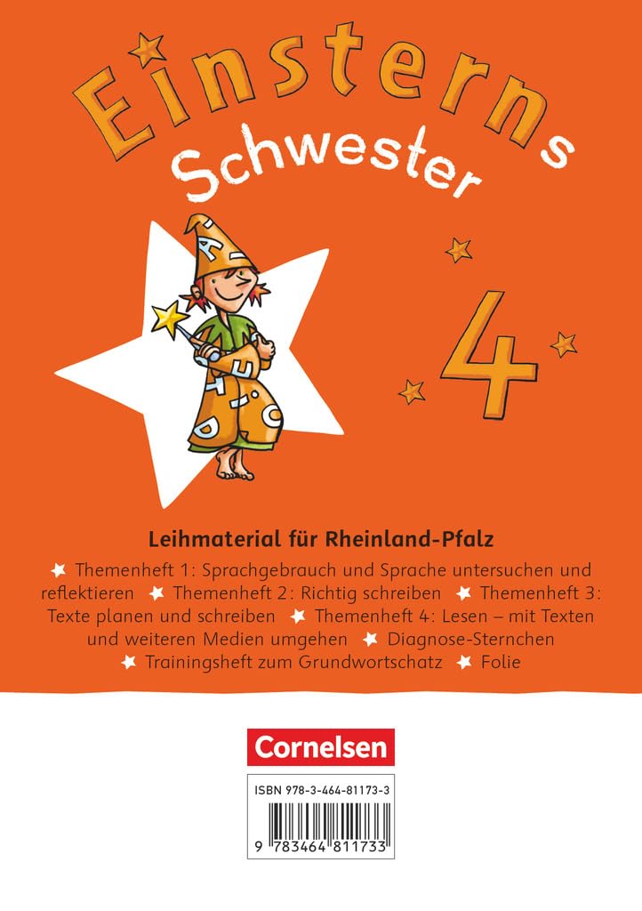 Einsterns Schwester - Sprache und Lesen - Neubearbeitung 2022 - 4. Schuljahr: Themenhefte 1-4, Training Grundwortschatz und Diagnoseheft - ... (Rheinland-Pfalz), mit digitalen Medien Study Guides