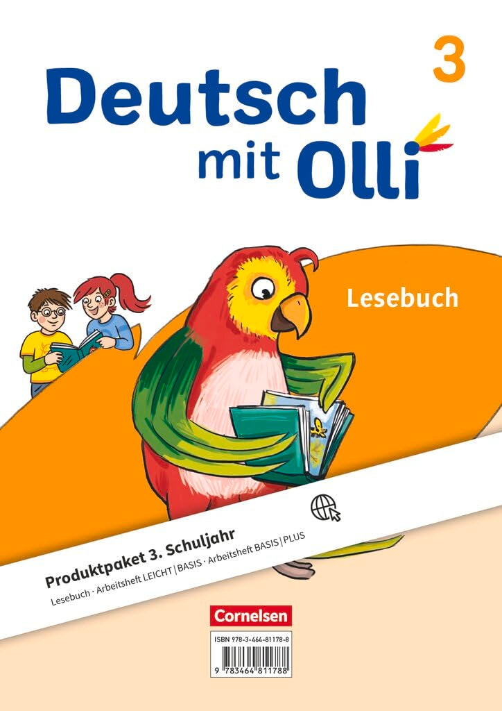 Deutsch mit Olli|NULL|Lesen 2-4 - Ausgabe 2021|3. Schuljahr|NULL|NULL|Produktpaket|Lesebuch , Arbeitsheft Leicht / Basis und Arbeitsheft Basis / Plus Study Guides