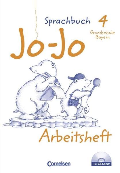 Jo-Jo Sprachbuch - Grundschule Bayern: 4. Jahrgangsstufe - Arbeitsheft in Vereinfachter Ausgangsschrift mit CD-ROM: Vereinfachte Ausgangsschrift Study Guides