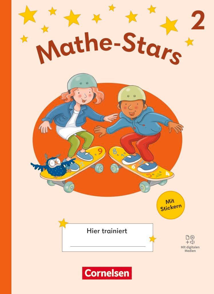 Mathe-Stars 2. Schuljahr - Regelkurs Ausgabe 2025 - Übungsheft mit Lösungen und digitalen Medien Learning & Reference