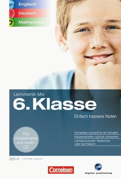 Lernvitamin Mix - Englisch/Deutsch/Mathe 6. Klasse PC