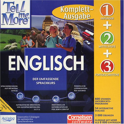 Tell me More, CD-ROMs, Tell me More, Englisch Anfänger bis Fortgeschrittene, 4 CD-ROMs u. 1 Installations-CD-ROM Music