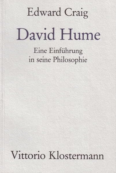 David Hume: Eine Einführung in seine Philosophie Philosophy