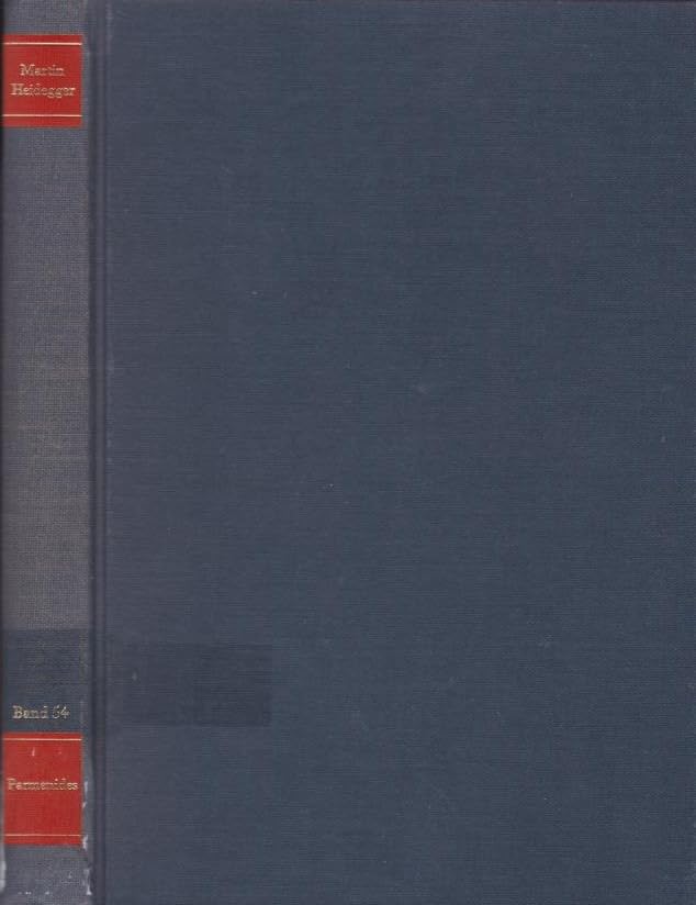 Gesamtausgabe. 4 Abteilungen / 2. Abt: Vorlesungen / Parmenides Books