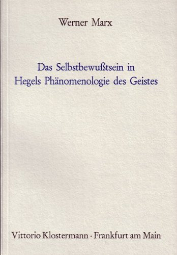 Das Selbstbewusstsein in Hegels Phänomenologie des Geistes Philosophy