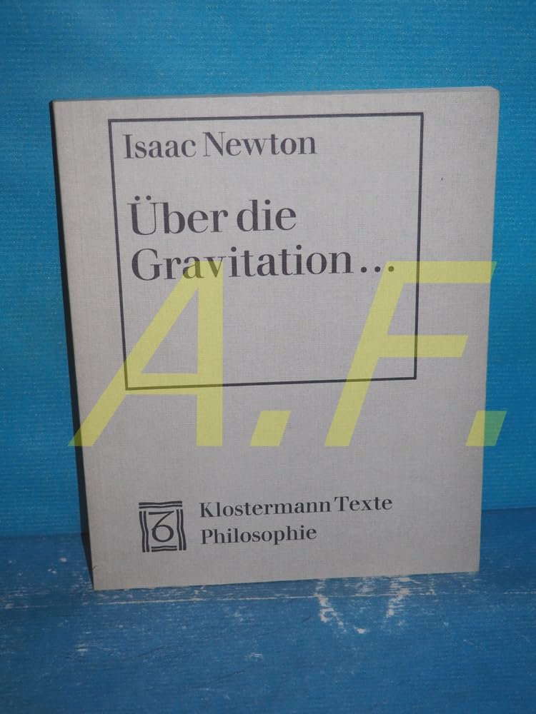 Product Image: Über die Gravitation