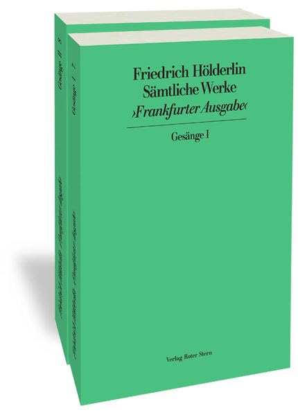 Frankfurter Ausgabe (FHA). Historisch-Kritische Ausgabe: Band 7/8: Sämtliche Werke. Gesänge I und II (zusammen im Schuber) Philosophy