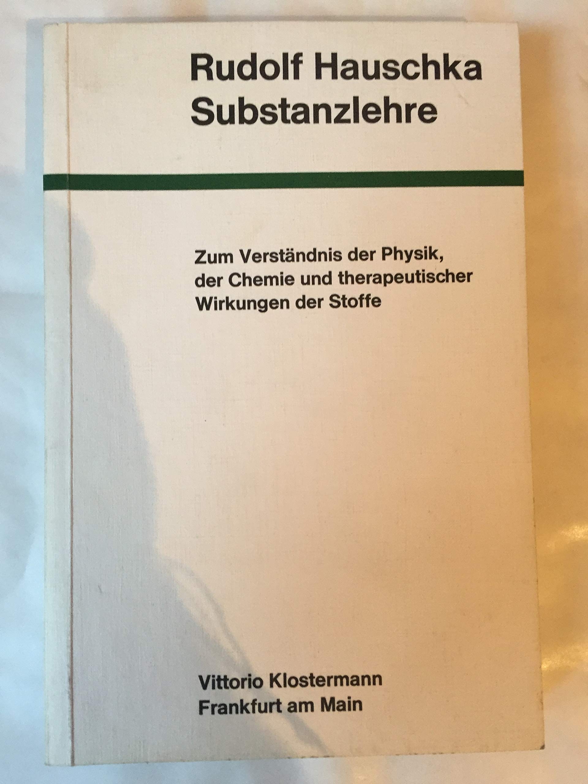 Substanzlehre Philosophy Books