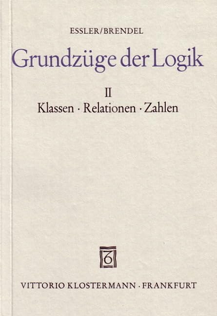 Grundzüge der Logik II Philosophy