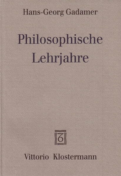 Philosophische Lehrjahre: Eine Rückschau Philosophy