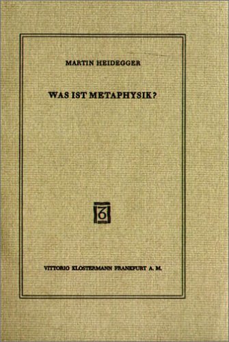 Product Image: Was ist Metaphysik?