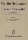 Gesamtausgabe 3. Abt. Bd. 65: Beiträge zur Philosophie: (Vom Ereignis) (1936-1938) Philosophy