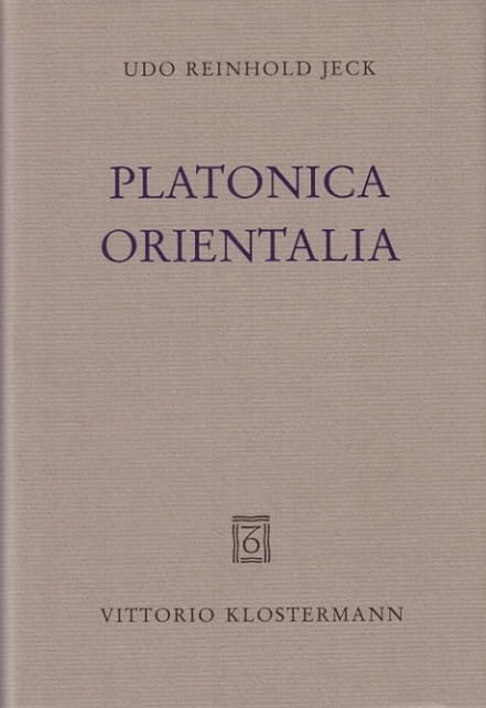 Platonica Orientalia Philosophy