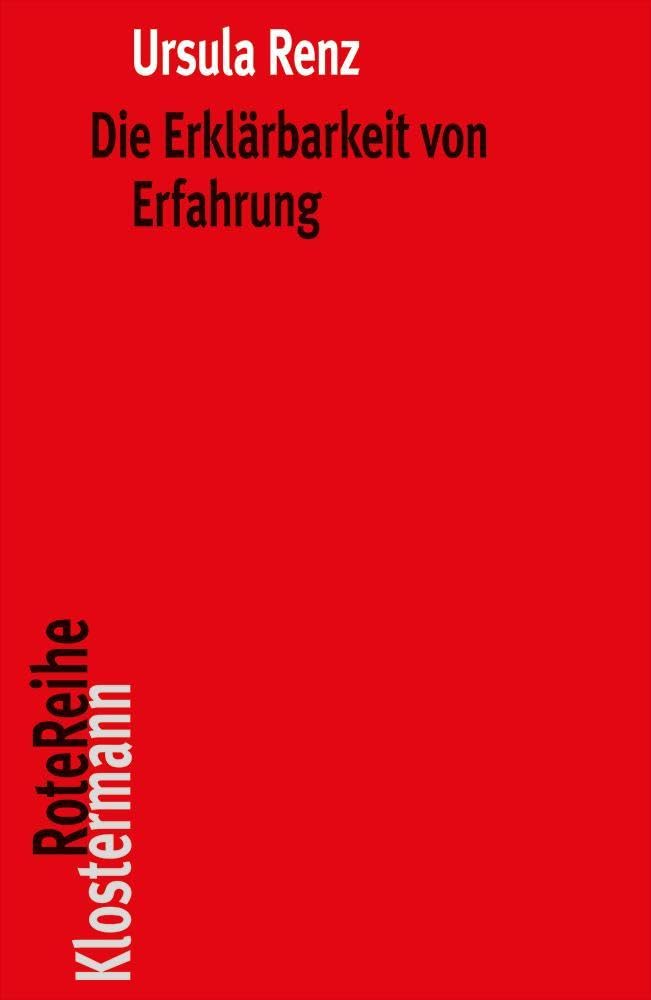 Die Erklärbarkeit von Erfahrung: Realismus und Subjektivität in Spinozas Theorie des menschlichen Geistes (Klostermann RoteReihe) Philosophy