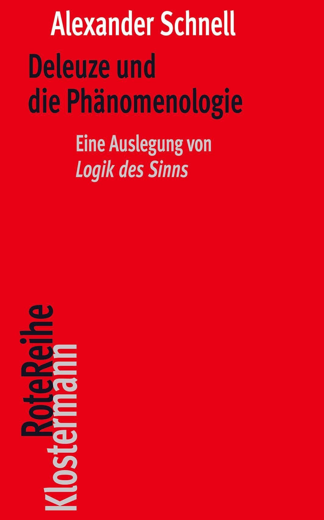 Deleuze und die Phänomenologie Philosophy