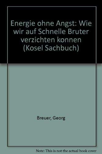 Energie ohne Angst. Wie wir auf Schnelle Brüter verzichten können Books