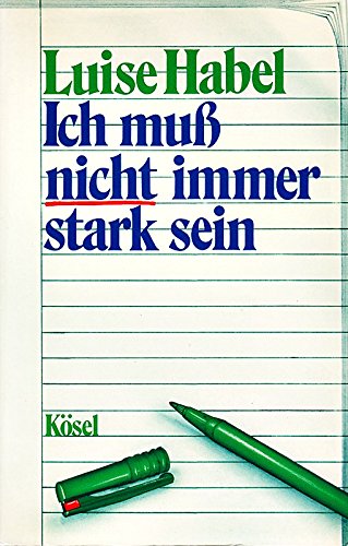 Ich muß nicht immer stark sein Social Sciences