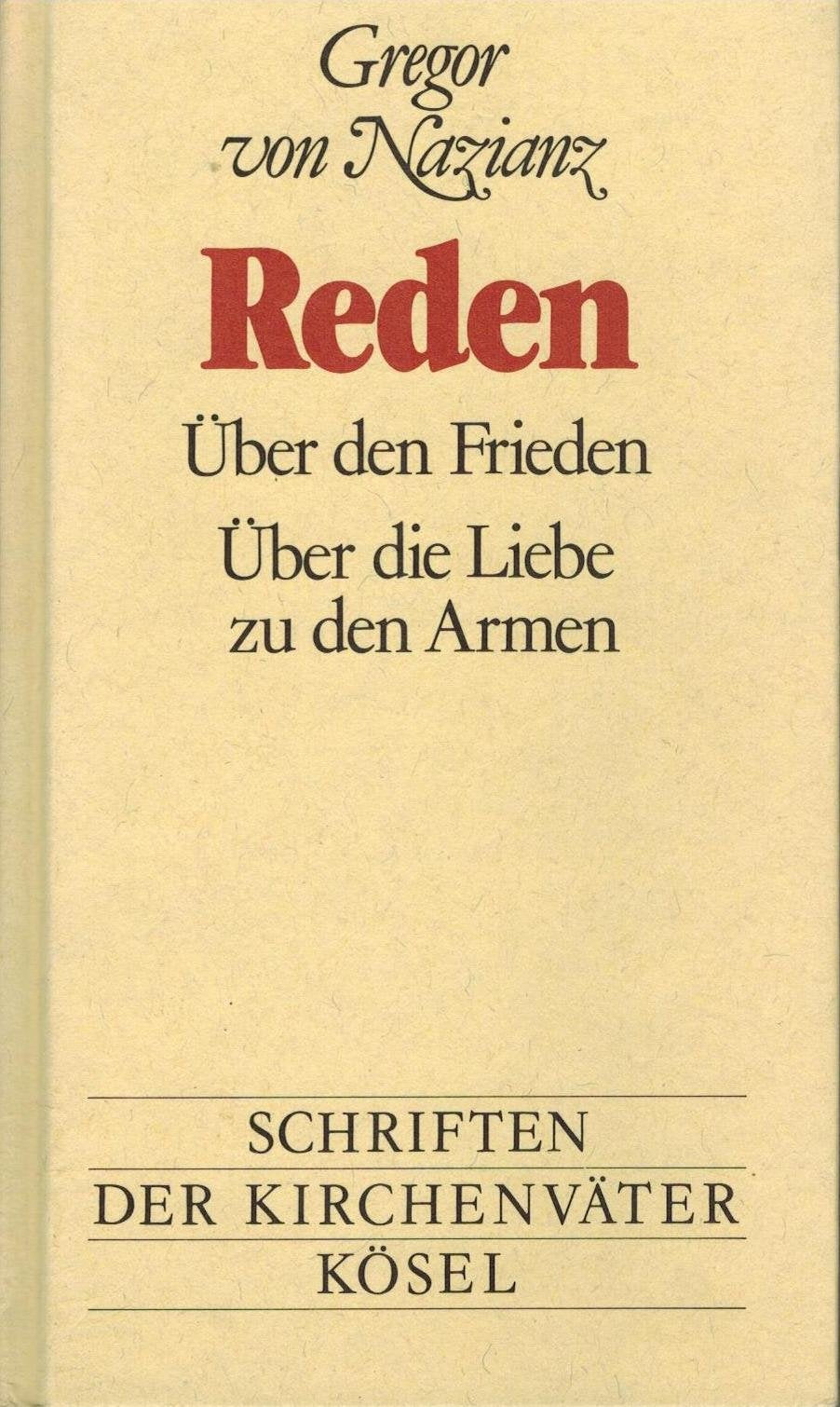 Reden. Über den Frieden, über die Liebe zu den Armen Religion & Esotericism