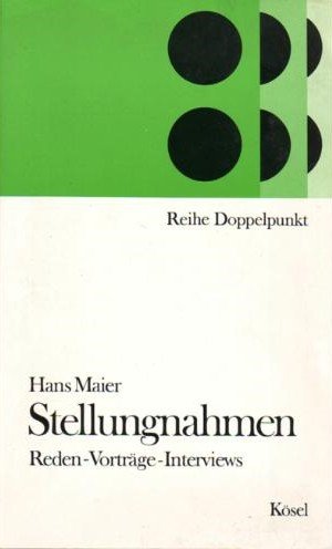 Stellungnahmen. Reden, Vorträge, Interviews Books