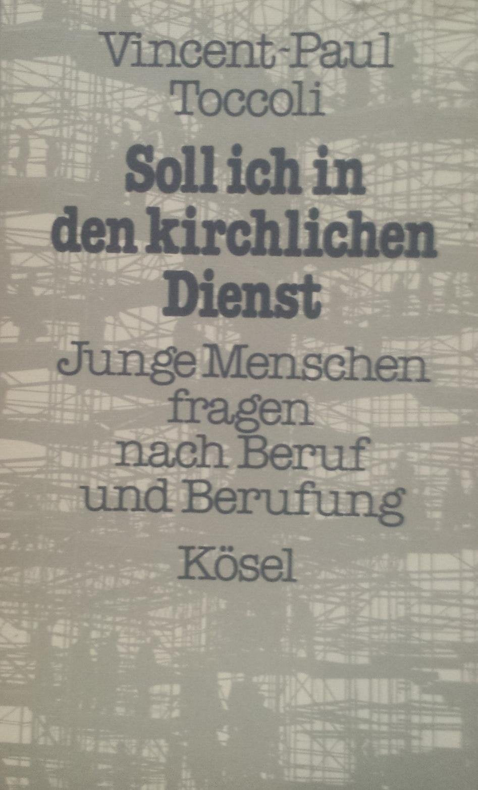 Soll ich in den kirchlichen Dienst? Junge Menschen fragen nach Beruf und Berufung Books