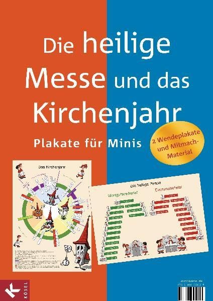 Die heilige Messe und das Kirchenjahr: Plakate für Minis. 2 Wendeplakate und Mitmach-Material Leisure, Home & Garden