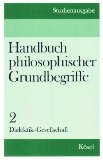 Handbuch philosophischer Grundbegriffe. Studienaus Books