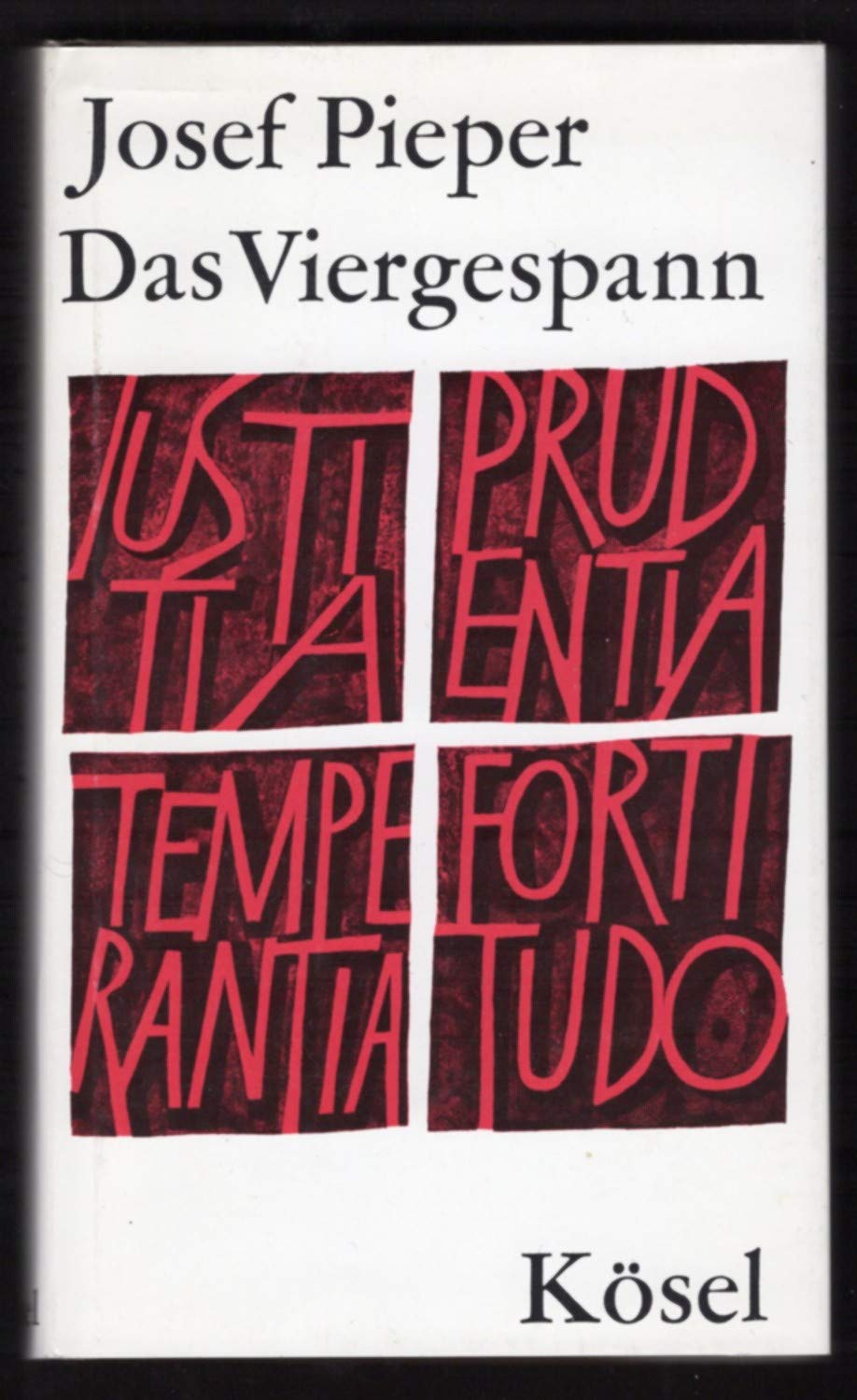 Das Viergespann. Klugheit, Gerechtigkeit, Tapferkeit, Maß Religion & Esotericism
