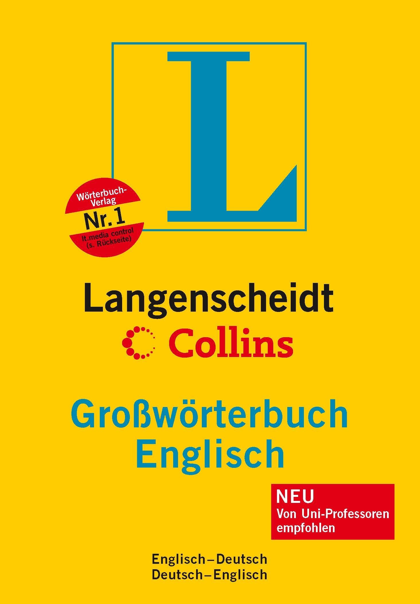 Langenscheidt Collins Großwörterbuch Englisch - Buch mit Daumenregister: Englisch-Deutsch/Deutsch-Englisch Foreign Languages ​​& Dictionaries