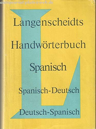 Handwörterbuch. Spanisch-Deutsch und Deutsch-Spanisch. Foreign Languages ​​& Dictionaries