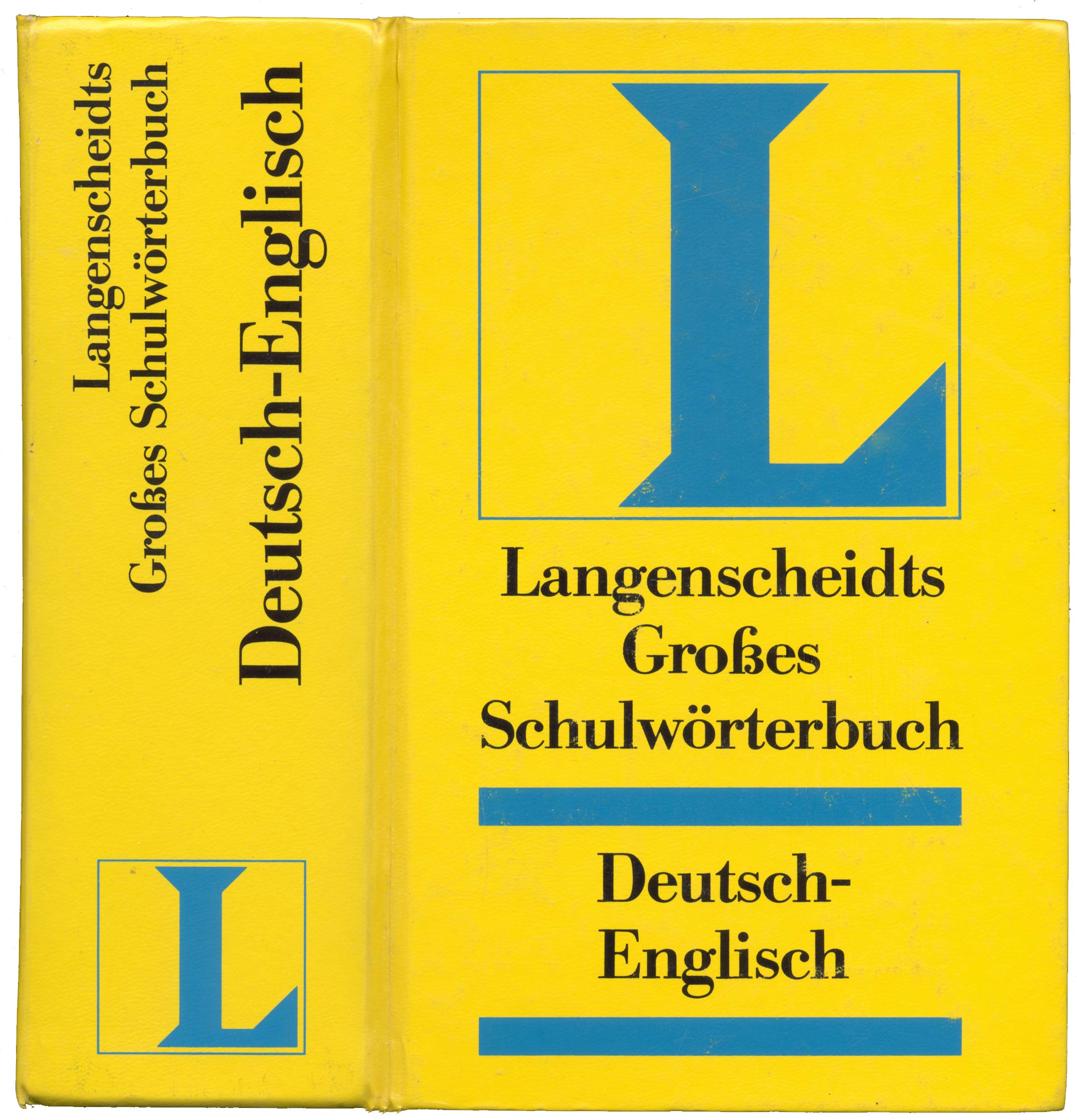 Langenscheidts Großes Schulwörterbuch Deutsch-Englisch General education