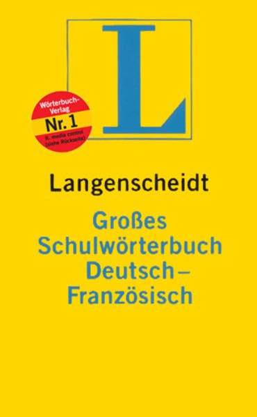 Langenscheidt Großes Schulwörterbuch Deutsch-Französisch Foreign Languages ​​& Dictionaries