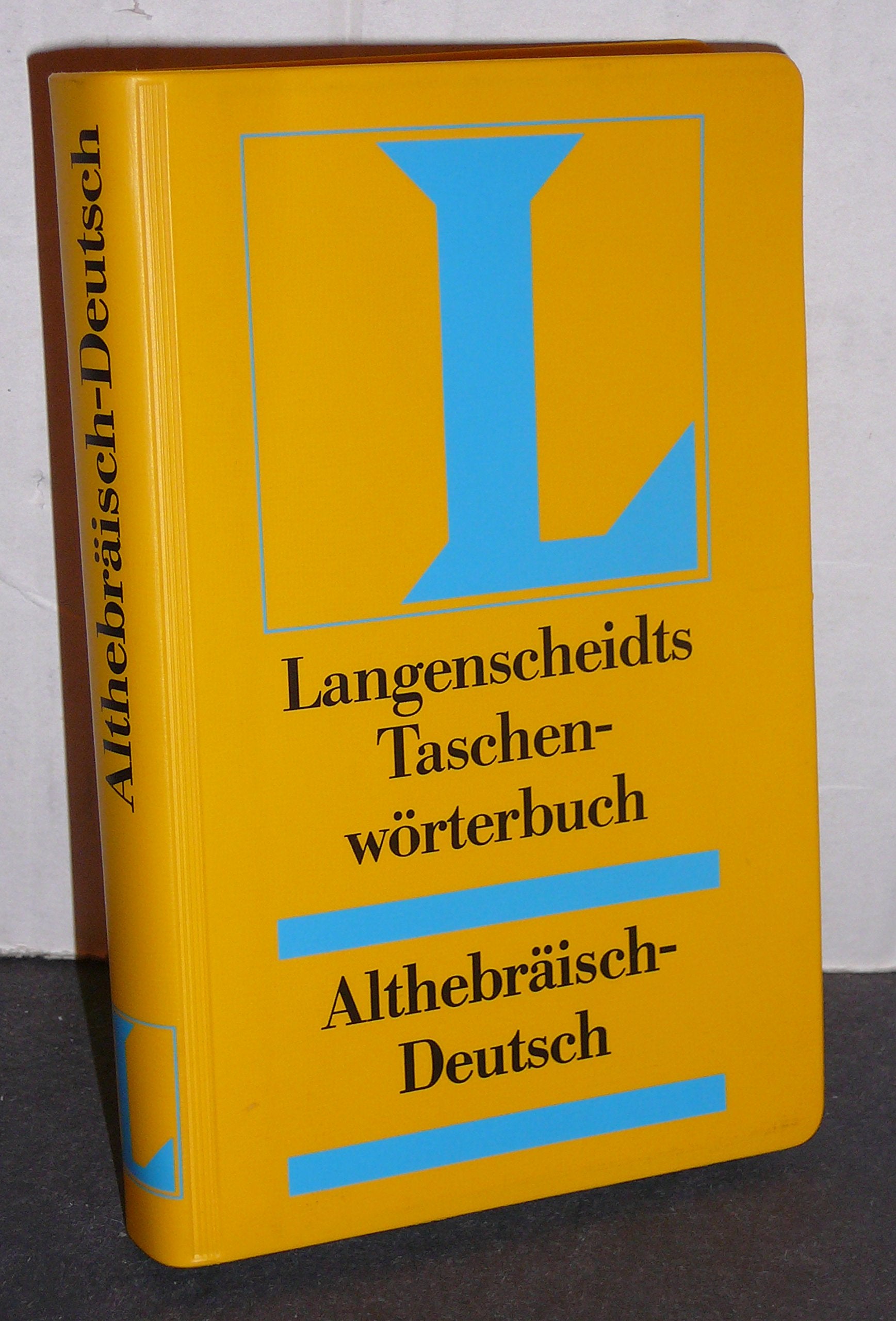Langenscheidts Taschenwörterbuch, Althebräisch-Deutsch zum Alten Testament Foreign Languages ​​& Dictionaries