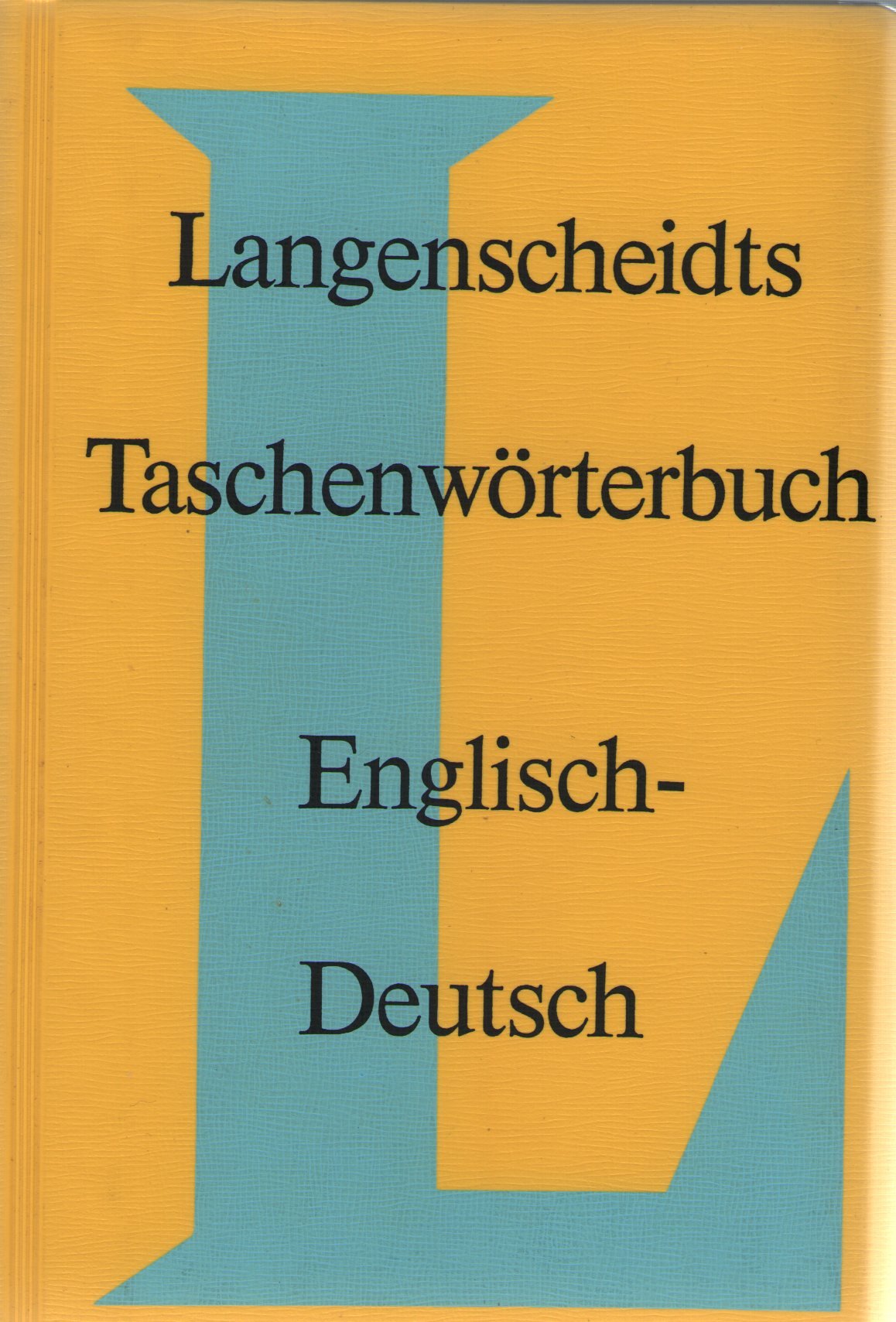Langenscheidts Taschenworterbuch der englischen und deutschen Sprache (German Edition) Books