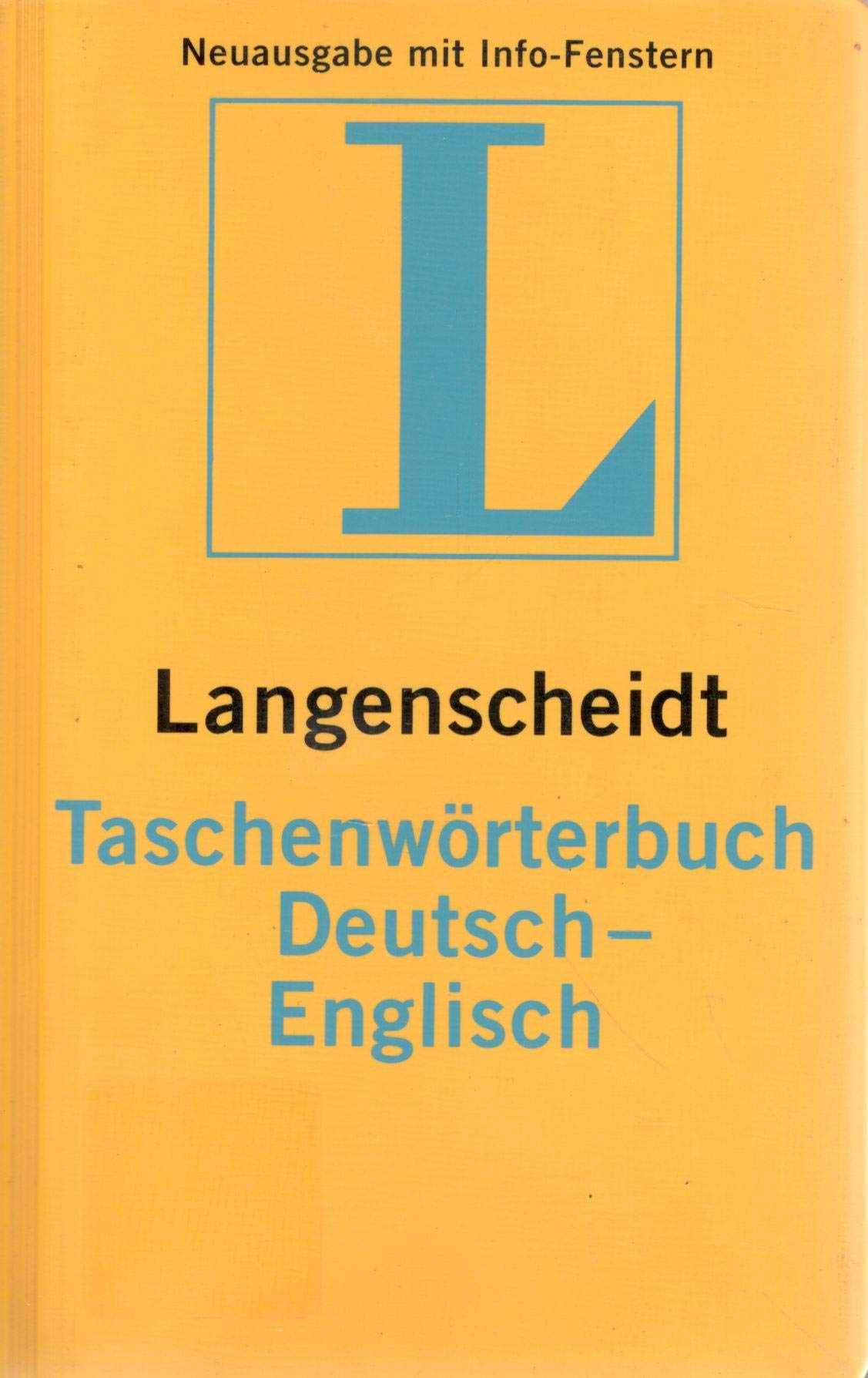 Product Image: Langenscheidt Taschenwörterbuch. Deutsch-Englisch