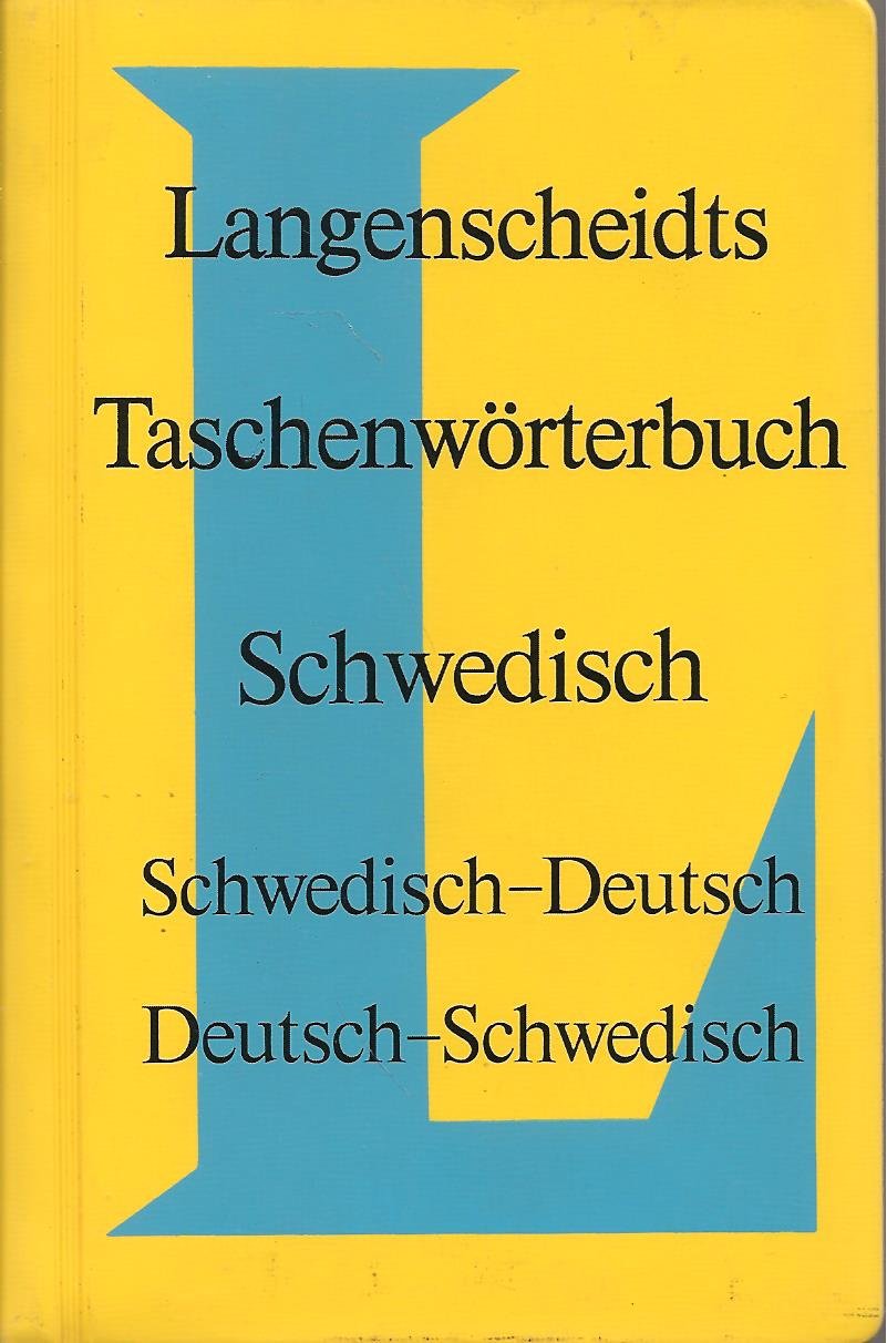 Langenscheidts Taschenwörterbücher -Schwedisch-Deutsch /Deutsch teil -1-Schwedisch Books
