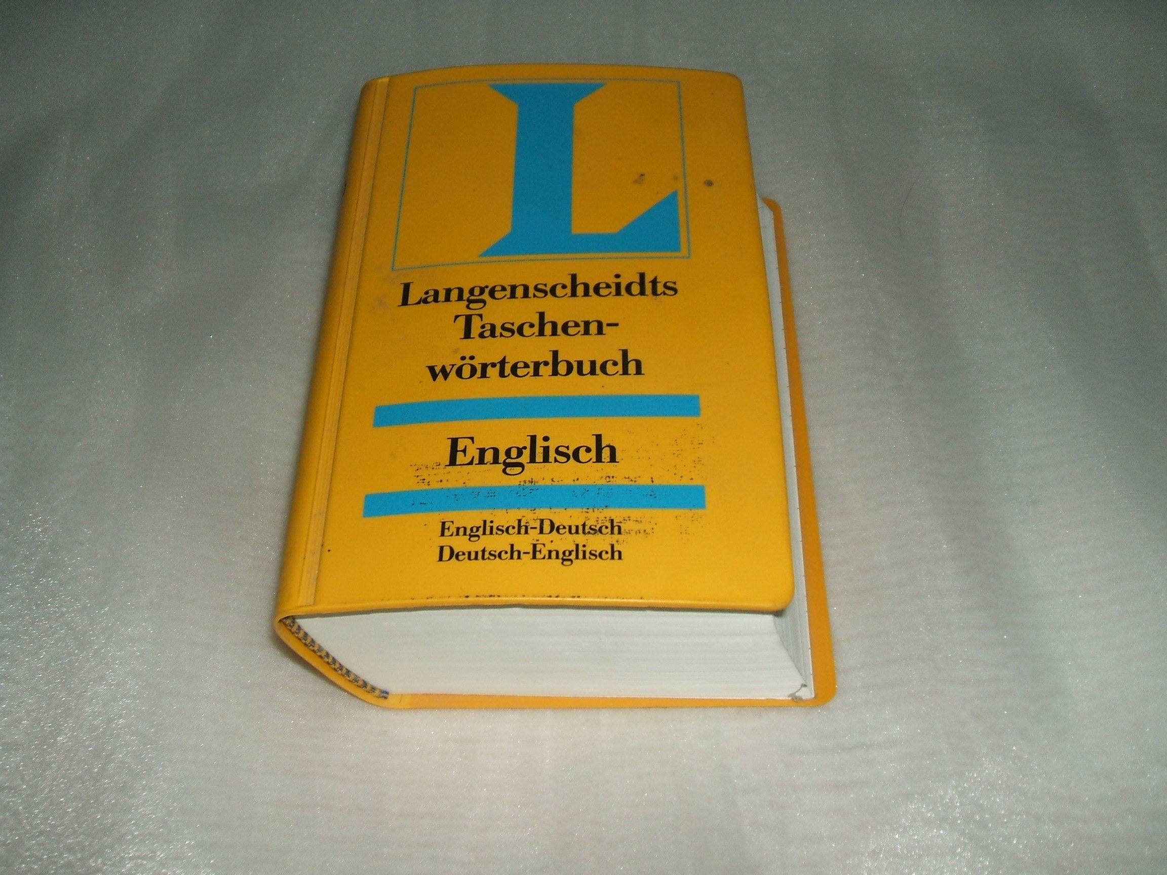 Langenscheidts Taschenwörterbuch Englisch. Englisch-Deutsch, Deutsch-Englisch. book