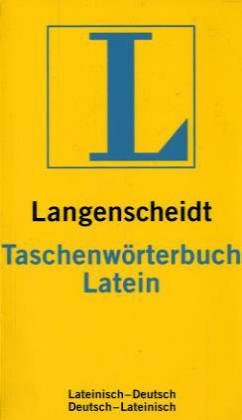 Langenscheidts Taschenwörterbuch Latein Foreign Languages ​​& Dictionaries