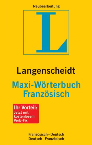 Langenscheidt Maxi-Wörterbuch Französisch Foreign Languages ​​& Dictionaries