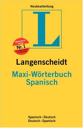 Langenscheidt Maxi-Wörterbuch Spanisch Books