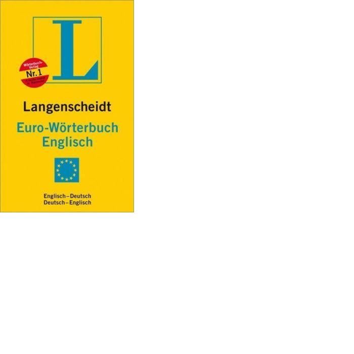 Langenscheidt Euro-Wörterbuch Englisch: Englisch-Deutsch/Deutsch-Englisch (Diccionario) Foreign Languages ​​& Dictionaries
