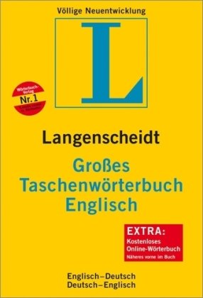 Langenscheidt Großes Taschenwörterbuch Englisch: Englisch-Deutsch/Deutsch-Englisch: Englisch-Deutsch / Deutsch-Englisch. Rund 130.000 Stichwörter und Wendungen Foreign Languages ​​& Dictionaries