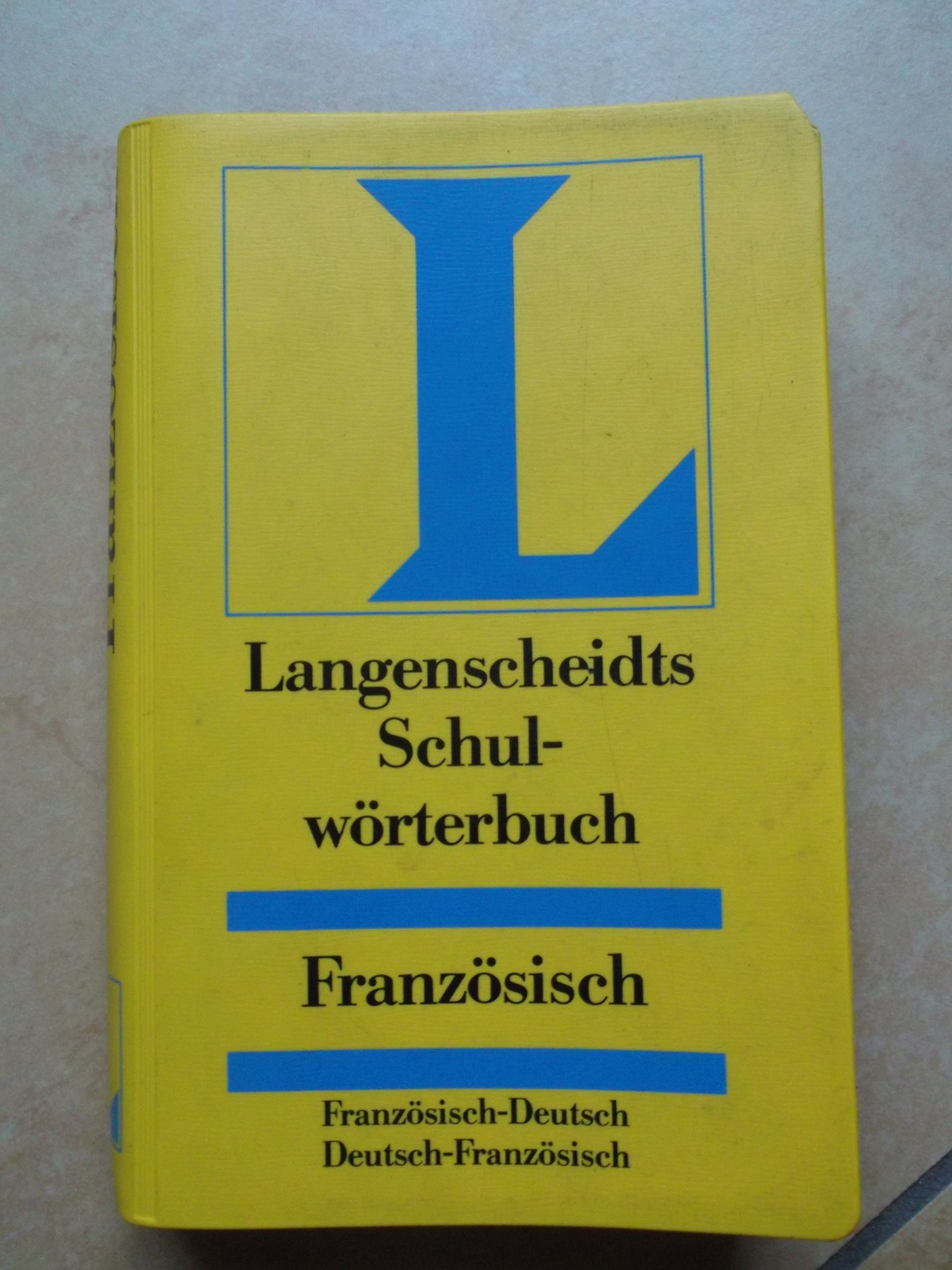 Langenscheidts Schulwörterbuch Französisch Foreign Languages ​​& Dictionaries