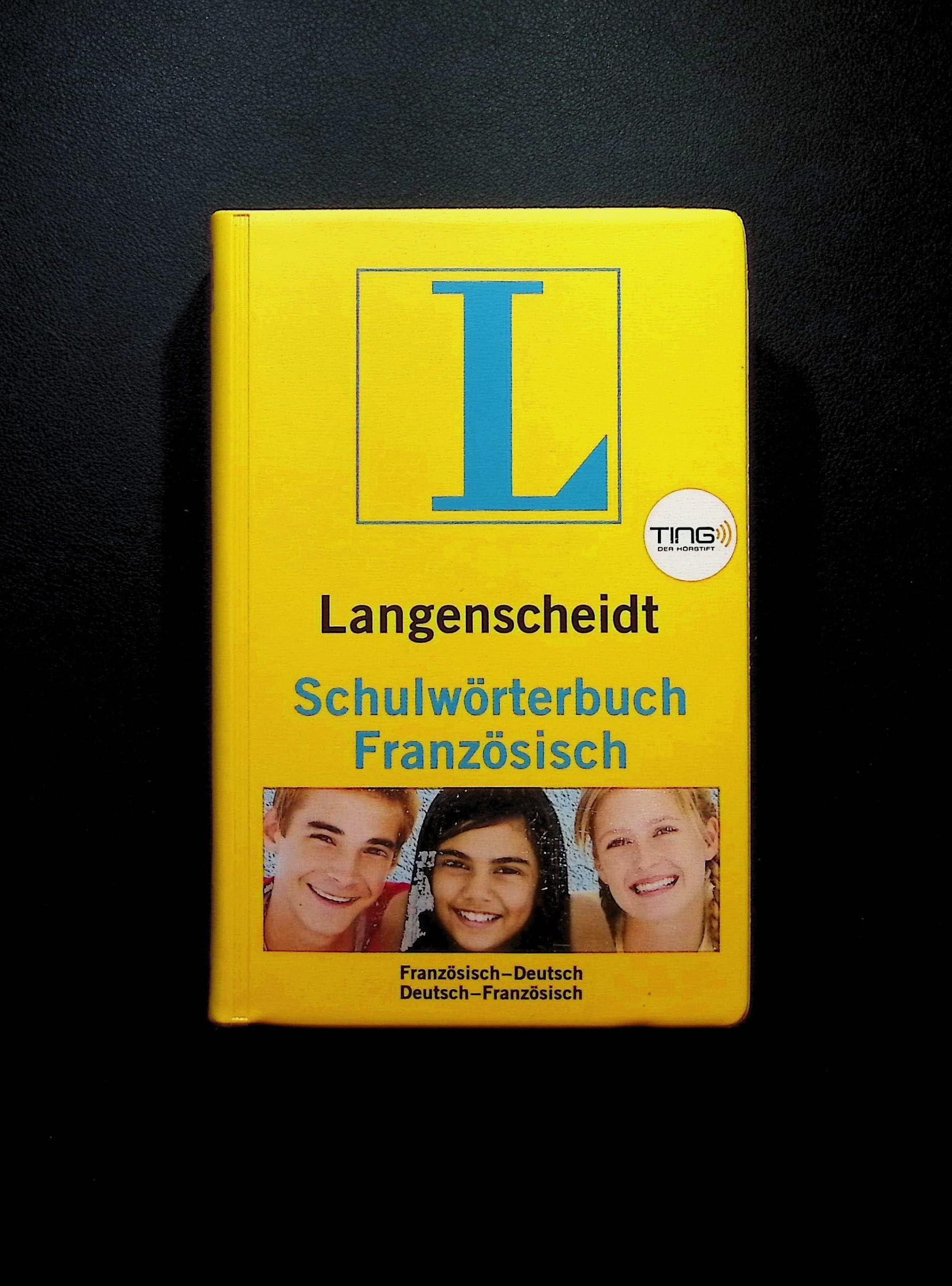 Langenscheidt Schulwörterbuch Französisch - Buch (TING-Edition): Französisch-Deutsch/Deutsch-Französisch: Französisch-Deutsch, Deutsch-Französisch. ... Wendungen (Langenscheidt Schulwörterbücher) Foreign Languages ​​& Dictionaries