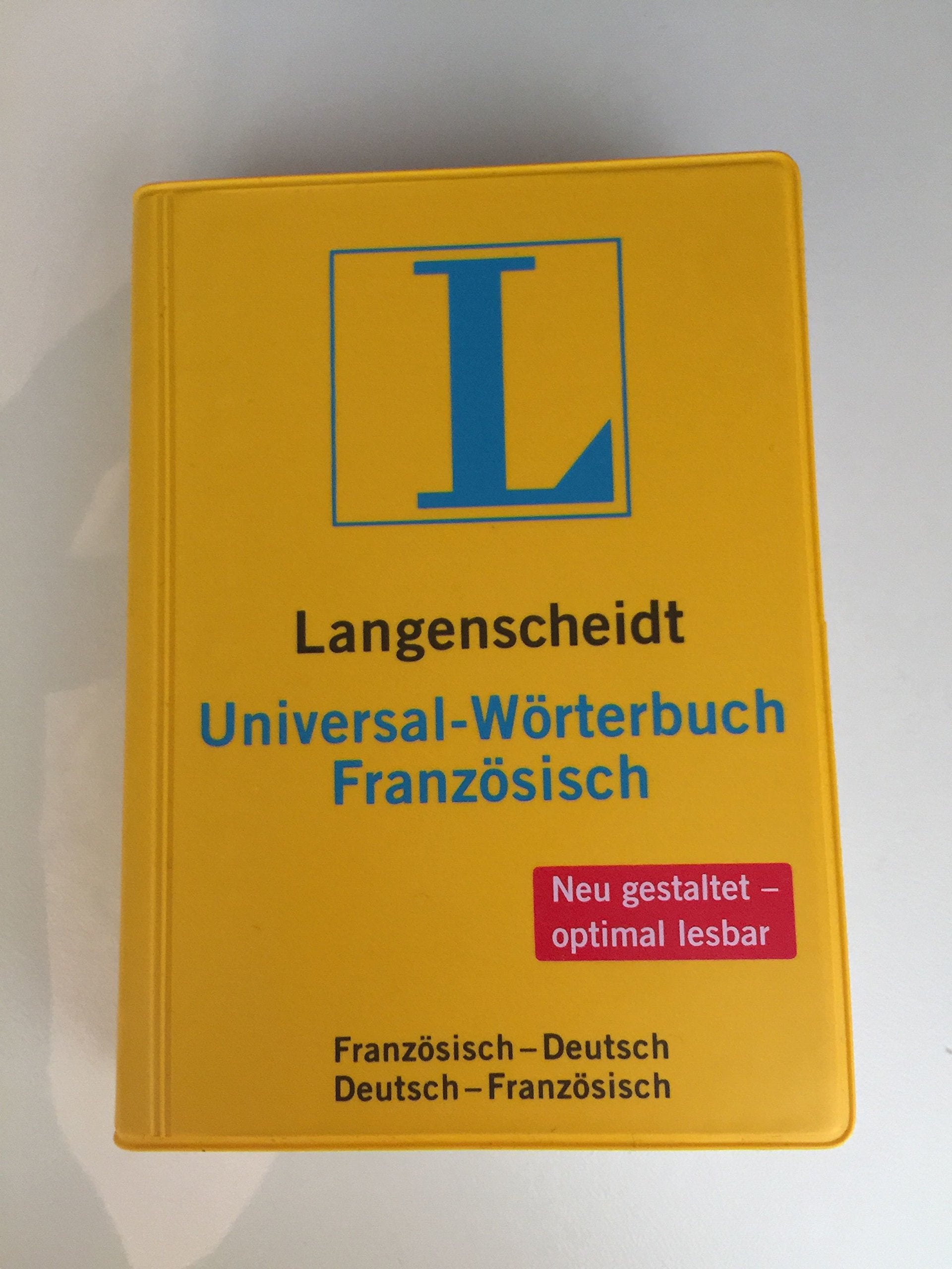 Langenscheidt Universal-Wörterbuch Französisch: Französisch-Deutsch/Deutsch-Französisch: Französisch-Deutsch, Deutsch-Französisch. Rund 31.000 ... (Langenscheidt Universal-Wörterbücher) Foreign Languages ​​& Dictionaries