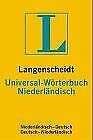 Langenscheidts Universal-Wörterbuch Niederländisch - Deutsch, Deutsch - Niederländisch Foreign Languages ​​& Dictionaries