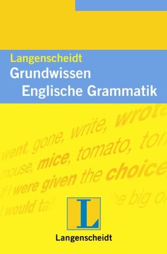 Langenscheidt Grundwissen Englische Grammatik Foreign Languages ​​& Dictionaries