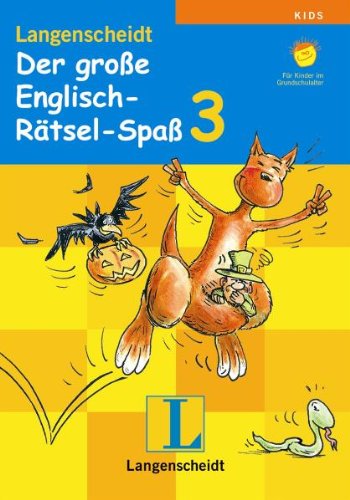Der große Englisch-Rätsel-Spaß 3 - Rätselblock: Für Kinder im Grundschulalter Foreign Languages ​​& Dictionaries