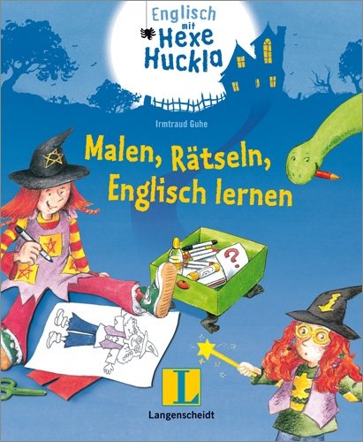 Malen, Rätseln, Englisch lernen mit Hexe Huckla: Mal- und Bastelbuch Non-fiction